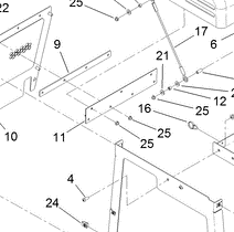 hinge part number 132-9021