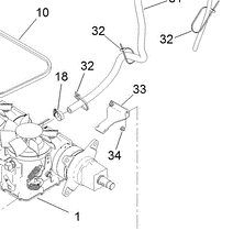 hose bracket part number 132-9032-03