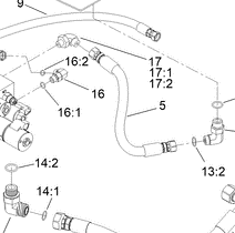 117-0180 - Reference Number 5 - Hydraulic Hose