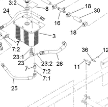 144-7468 - Reference Number 26 - Hydraulic Hose