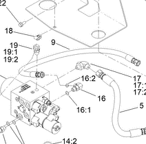 133-2260 - Reference Number 9 - Hydraulic Hose