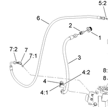 125-8562 - Reference Number 6 - Hydraulic Hose