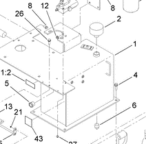 hydraulic tank part number 127-7506