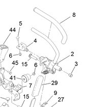 left hand control handle part number 132-9047