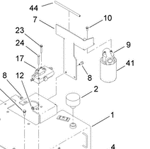 oil filter bracket part number 125-8717-03