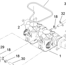 right hand transaxle assembly part number 132-8803