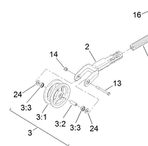 tensioner wheel part number 104-5745