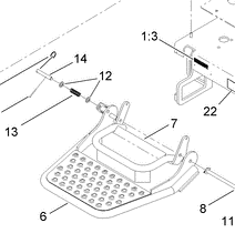 brake pedal part number 125-8235-03