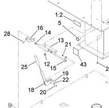 control lever part number ST58337-03