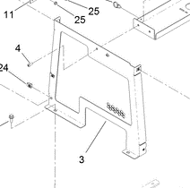 front panel part number 132-8887-01