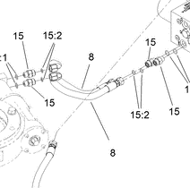 144-7466 - Reference Number 8 - Hydraulic Hose