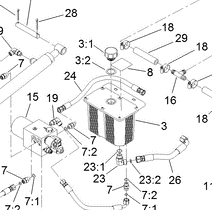 144-7465 - Reference Number 24 - Hydraulic Hose