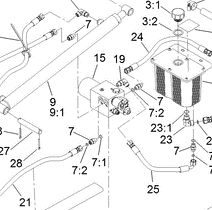 hydraulic manifold assembly part number 132-8989