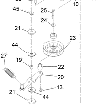 pulley idler part number 132-4718