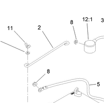 100-6434 - Reference Number 2 - Hold Down Rod