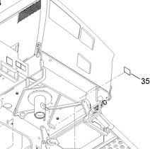 tie down decal part number 125-6694