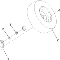 wheel assembly part number ST45176